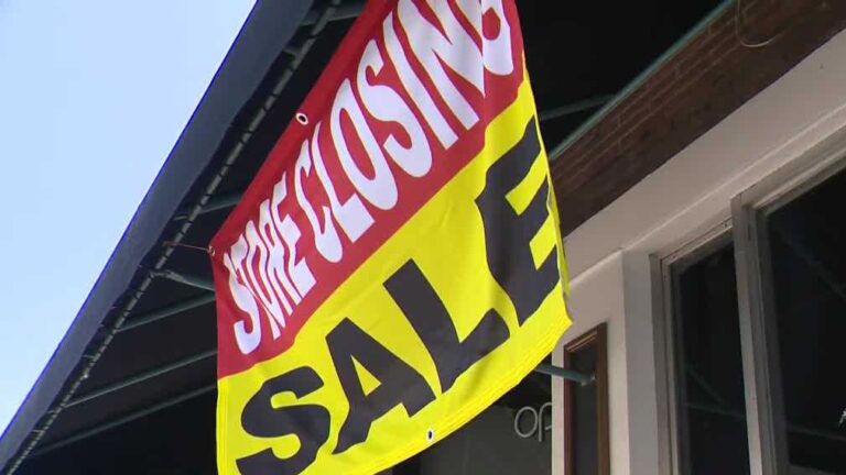 Pedestrian numbers are down in Old Auburn, and stores are closing one after another.