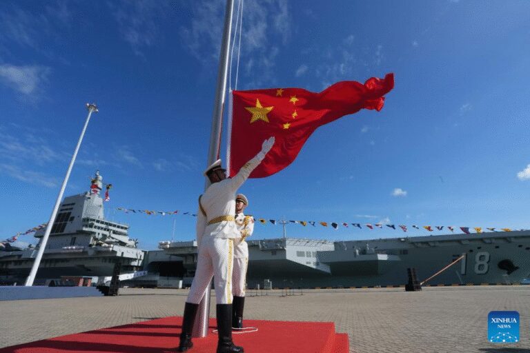 China commissions first aircraft carrier equipped with electromagnetic catapults-Xinhua