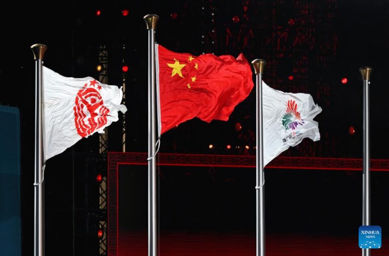 Closing ceremony of China’s 15th National Games held in Shenzhen, China’s Guangdong-Xinhua