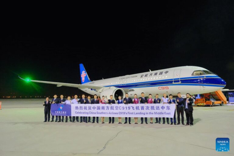 China’s homegrown C919 jet to make Middle East debut at Dubai Airshow-Xinhua