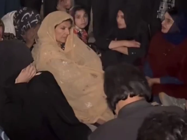 Imran Khan’s sisters return to Adiala jail for sit-in after meeting with PTI founder denied again