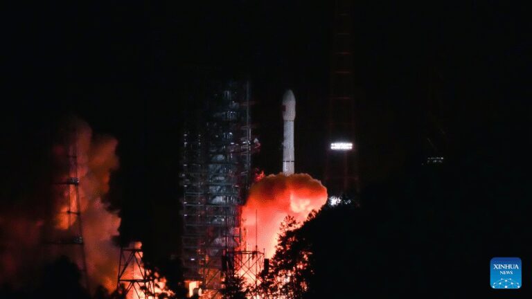 China launches new communication technology test satellite -Xinhua