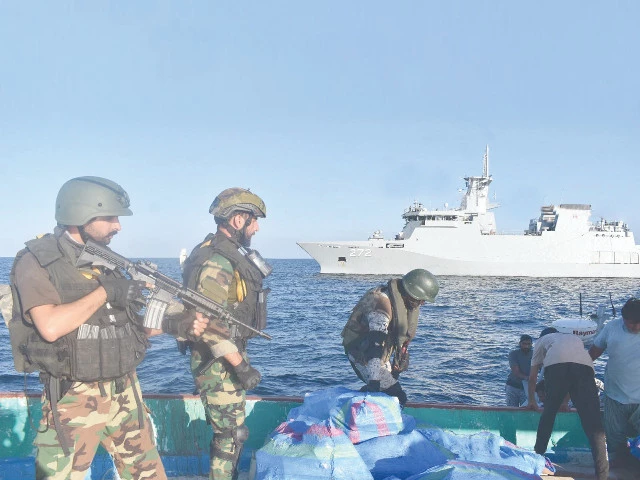 Navy makes massive meth bust at sea