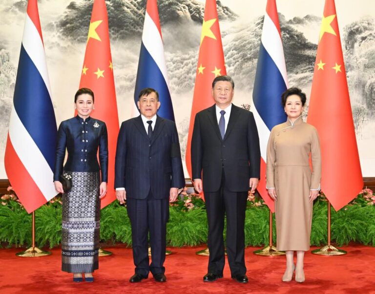 Xi calls for advancing community with shared future when meeting Thailand’s king-Xinhua
