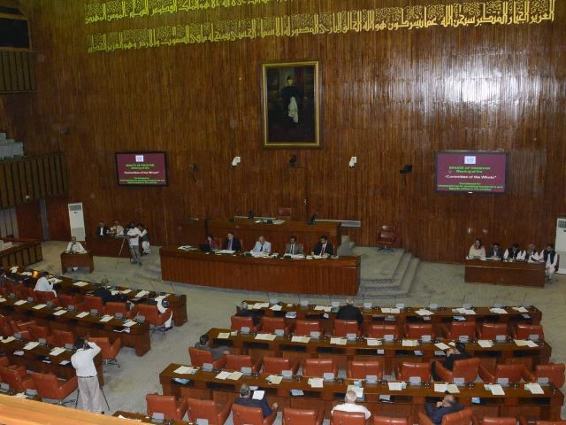 Senate session tense as 27th Amendment delayed, attention shifts to Sindh’s water schemes