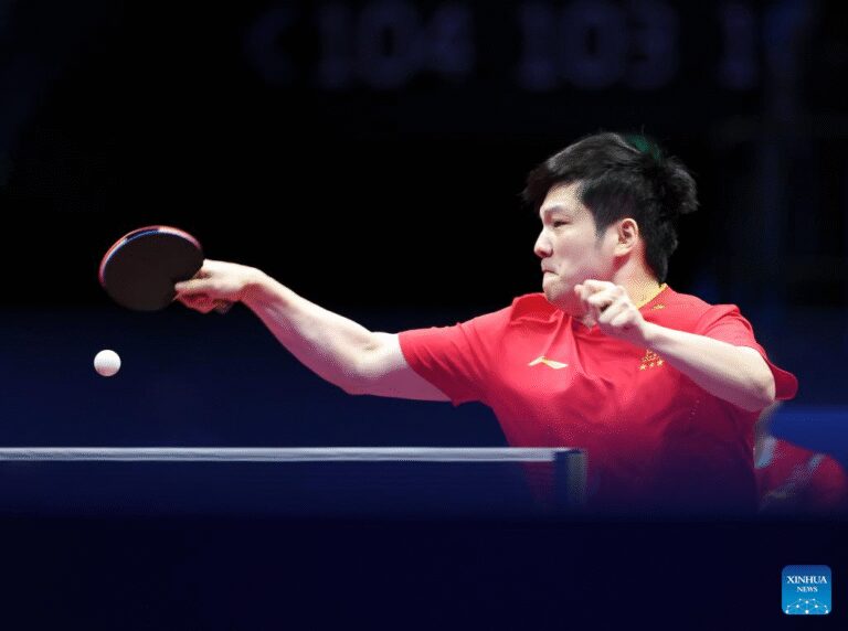 Olympic champion Fan retains table tennis men’s title at China’s National Games-Xinhua