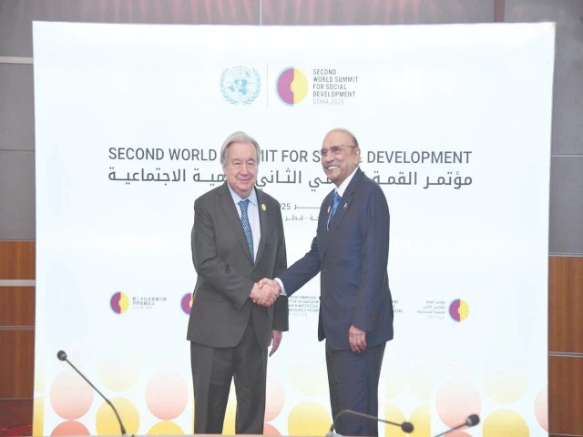 Zardari warns against ‘weaponisation of water’