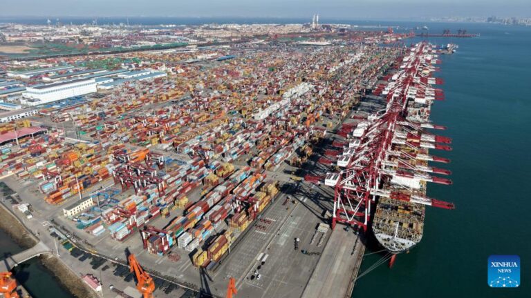 China’s Qingdao Port surpasses 700 mln tonnes in cargo throughput in 2025-Xinhua