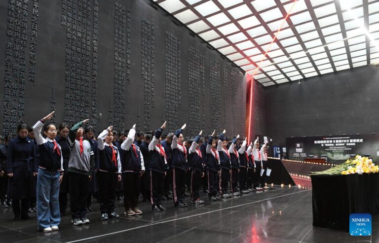 12th national memorial day observed across China to honor Nanjing Massacre victims-Xinhua