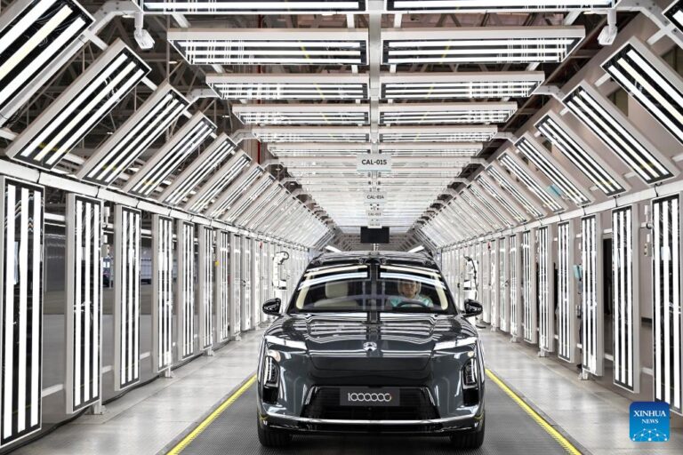 Chinese electric carmaker NIO sees 1 millionth vehicle roll off production line in Hefei -Xinhua