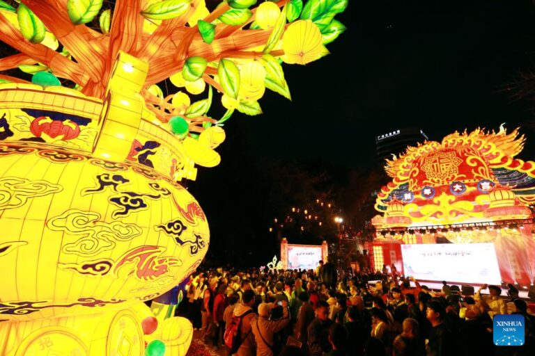 Spring Festival lantern show kicks off in Guangzhou-Xinhua
