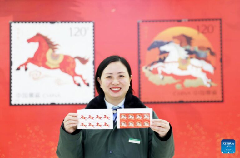 China releases Year of the Horse stamps amid collector enthusiasm-Xinhua