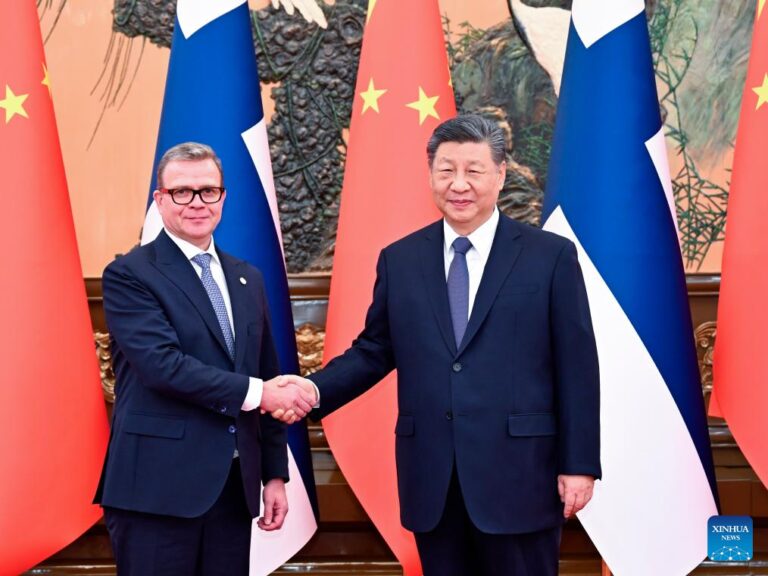 Xi welcomes Finnish enterprises to “take a swim in the vast ocean of the Chinese market”-Xinhua