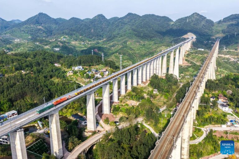 China’s Chongqing-Wanzhou high-speed railway enters track-laying phase-Xinhua