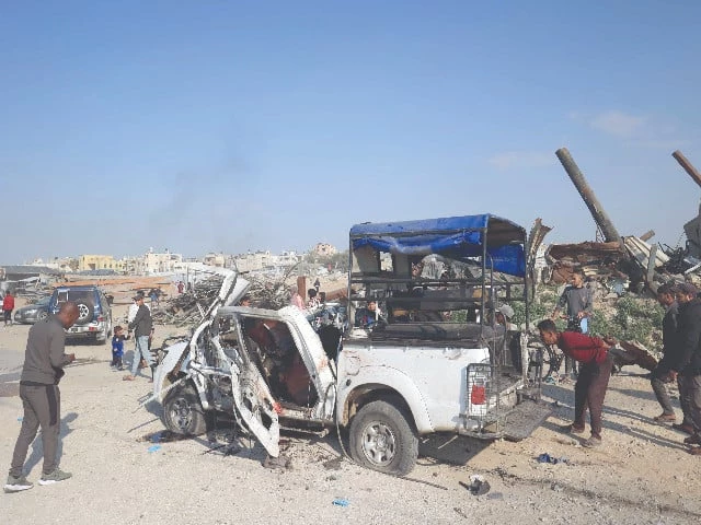 Israeli strike kills at least seven at Gaza police checkpoint